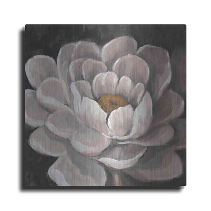 Luxe Metal Art 'Neutral Fleur I' by Tim O'Toole, Metal Wall Art