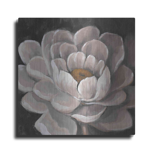 Luxe Metal Art 'Neutral Fleur I' by Tim O'Toole, Metal Wall Art