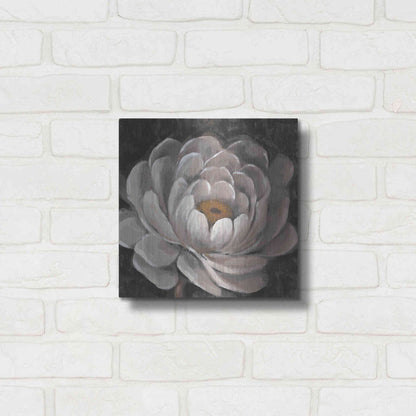 Luxe Metal Art 'Nuetral Fleur II' by Tim O'Toole, Metal Wall Art,12x12