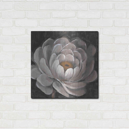 Luxe Metal Art 'Nuetral Fleur II' by Tim O'Toole, Metal Wall Art,24x24