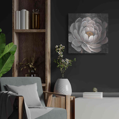Luxe Metal Art 'Nuetral Fleur II' by Tim O'Toole, Metal Wall Art,24x24