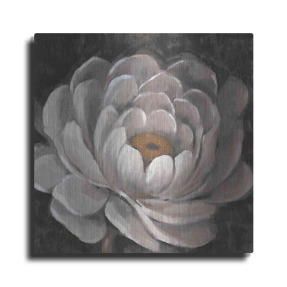 Luxe Metal Art 'Nuetral Fleur II' by Tim O'Toole, Metal Wall Art