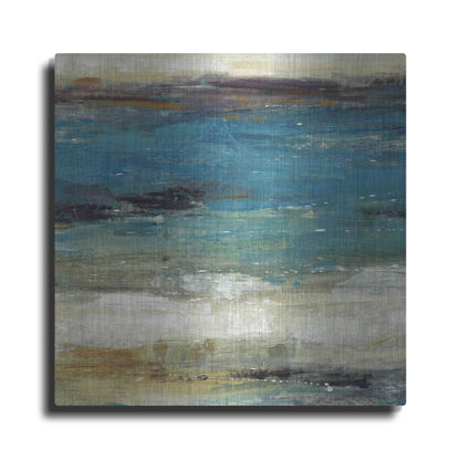 Luxe Metal Art 'Sea Breeze Abstract I' by Tim O'Toole, Metal Wall Art
