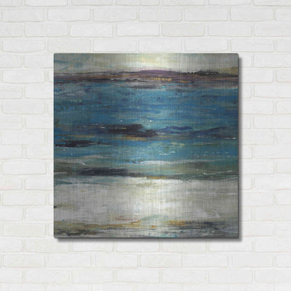 Luxe Metal Art 'Sea Breeze Abstract II' by Tim O'Toole, Metal Wall Art,36x36