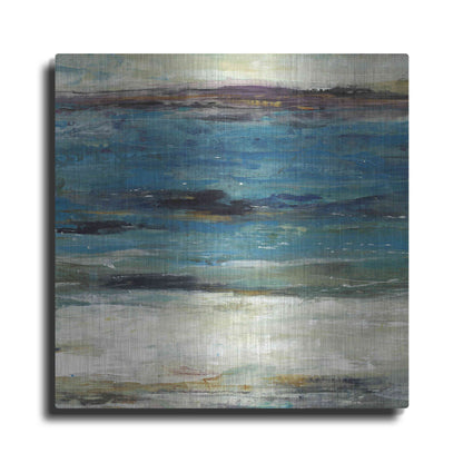 Luxe Metal Art 'Sea Breeze Abstract II' by Tim O'Toole, Metal Wall Art