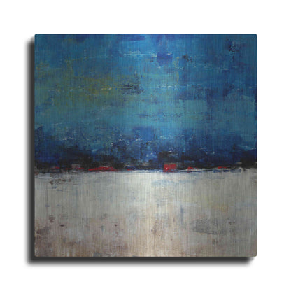 Luxe Metal Art 'A Touch of Red I' by Tim O'Toole, Metal Wall Art