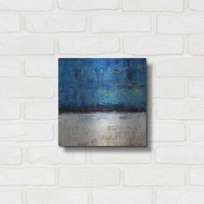 Luxe Metal Art 'A Touch of Red II' by Tim O'Toole, Metal Wall Art,12x12