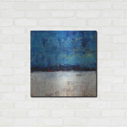 Luxe Metal Art 'A Touch of Red II' by Tim O'Toole, Metal Wall Art,24x24
