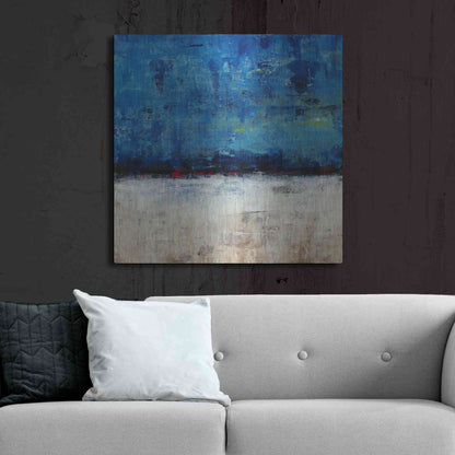 Luxe Metal Art 'A Touch of Red II' by Tim O'Toole, Metal Wall Art,36x36