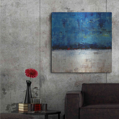 Luxe Metal Art 'A Touch of Red II' by Tim O'Toole, Metal Wall Art,36x36