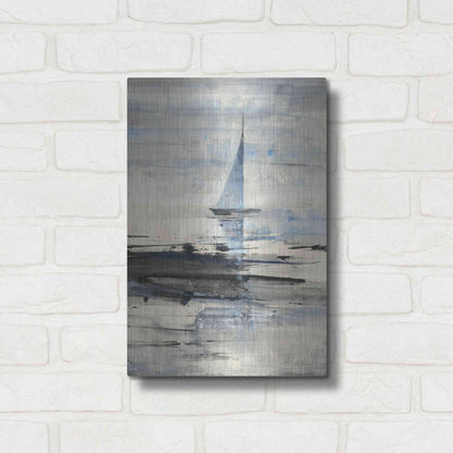 Luxe Metal Art 'Sailing' by Albena Hristova, Metal Wall Art,12x16