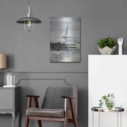 Luxe Metal Art 'Sailing' by Albena Hristova, Metal Wall Art,16x24