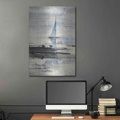 Luxe Metal Art 'Sailing' by Albena Hristova, Metal Wall Art,24x36