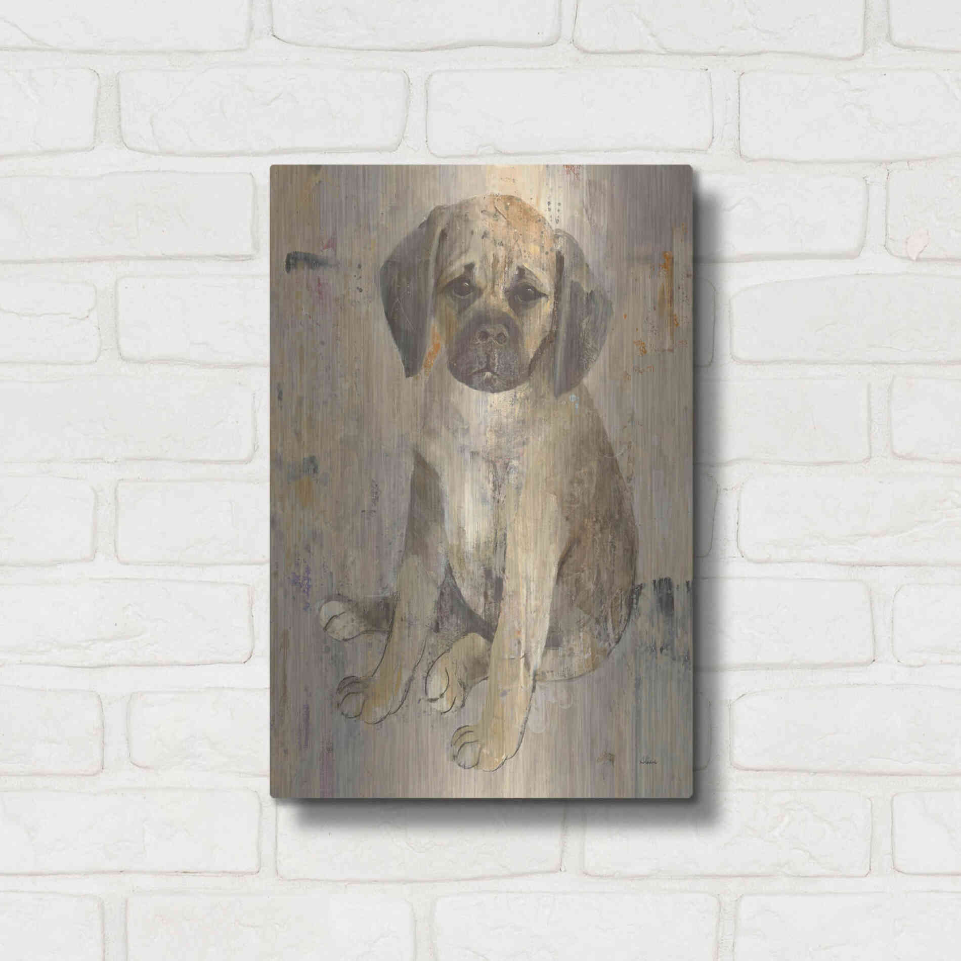 Luxe Metal Art 'Paco v2' by Albena Hristova, Metal Wall Art,12x16