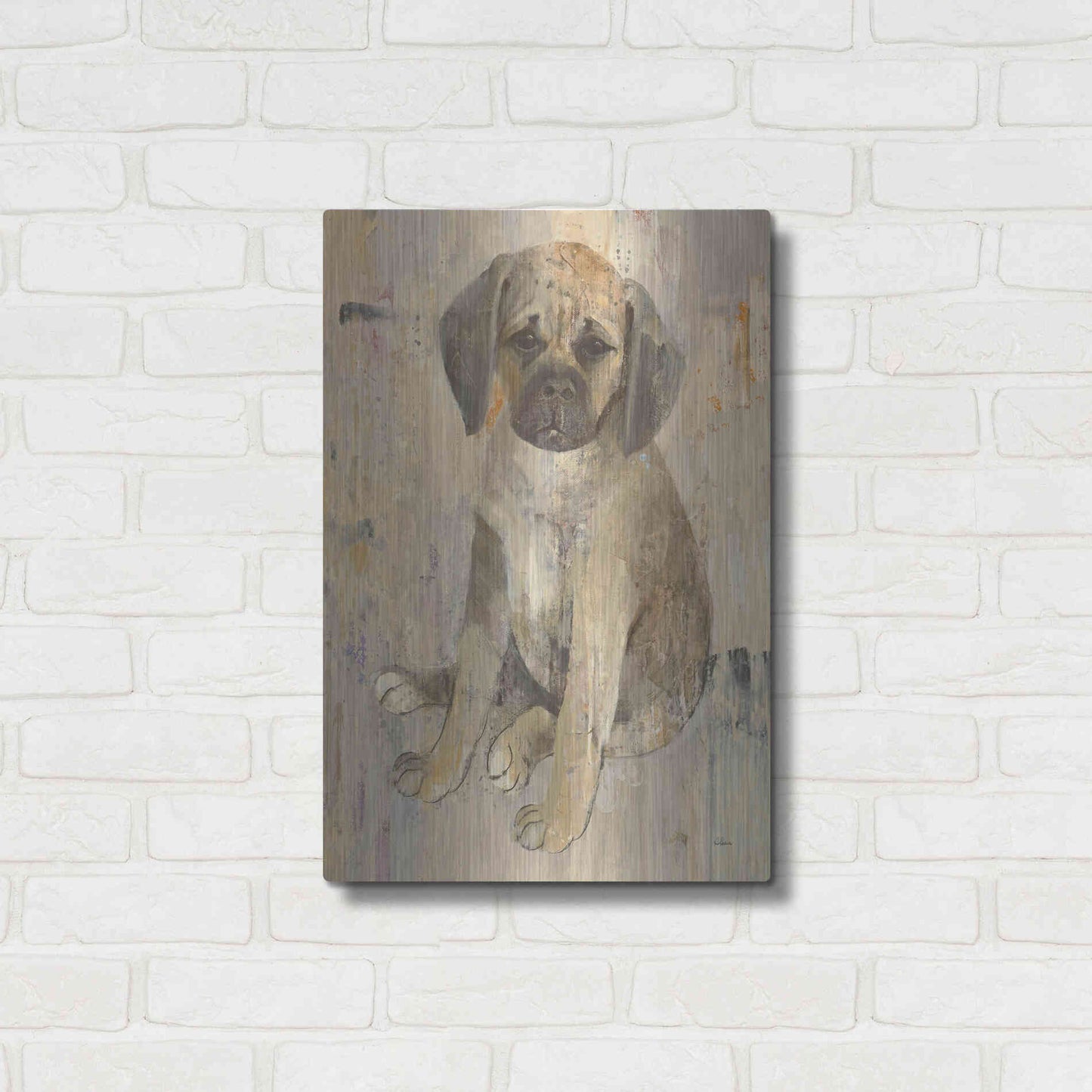 Luxe Metal Art 'Paco v2' by Albena Hristova, Metal Wall Art,16x24