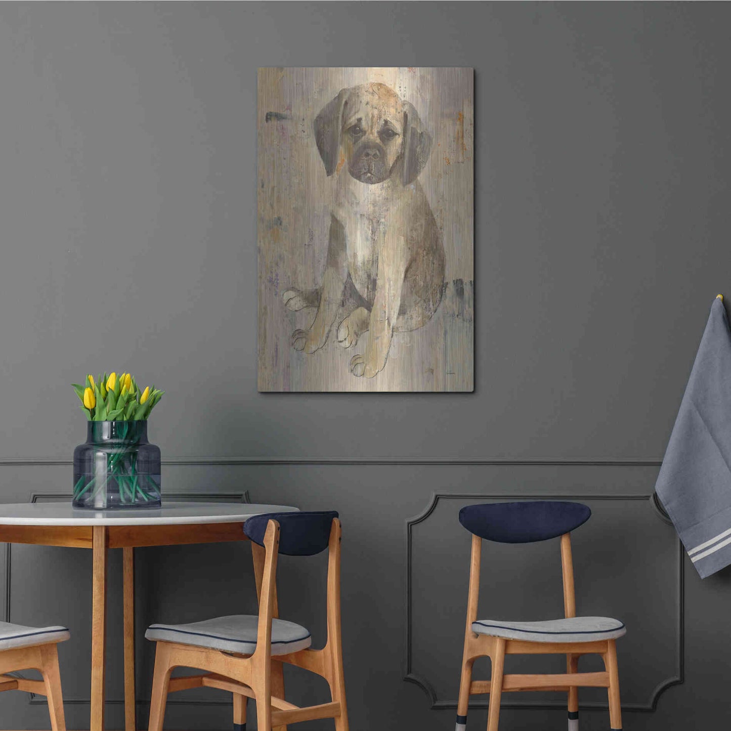 Luxe Metal Art 'Paco v2' by Albena Hristova, Metal Wall Art,24x36