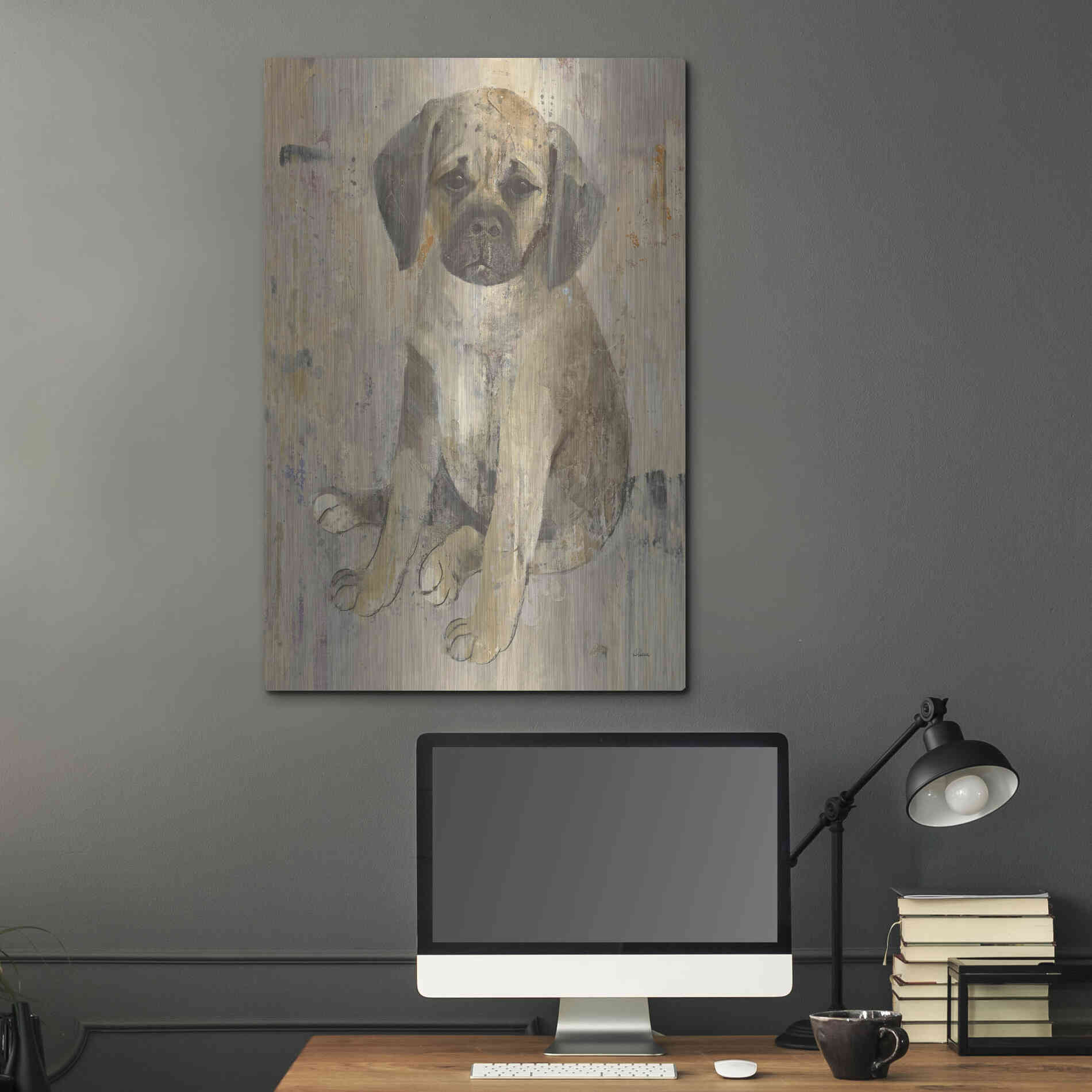 Luxe Metal Art 'Paco v2' by Albena Hristova, Metal Wall Art,24x36