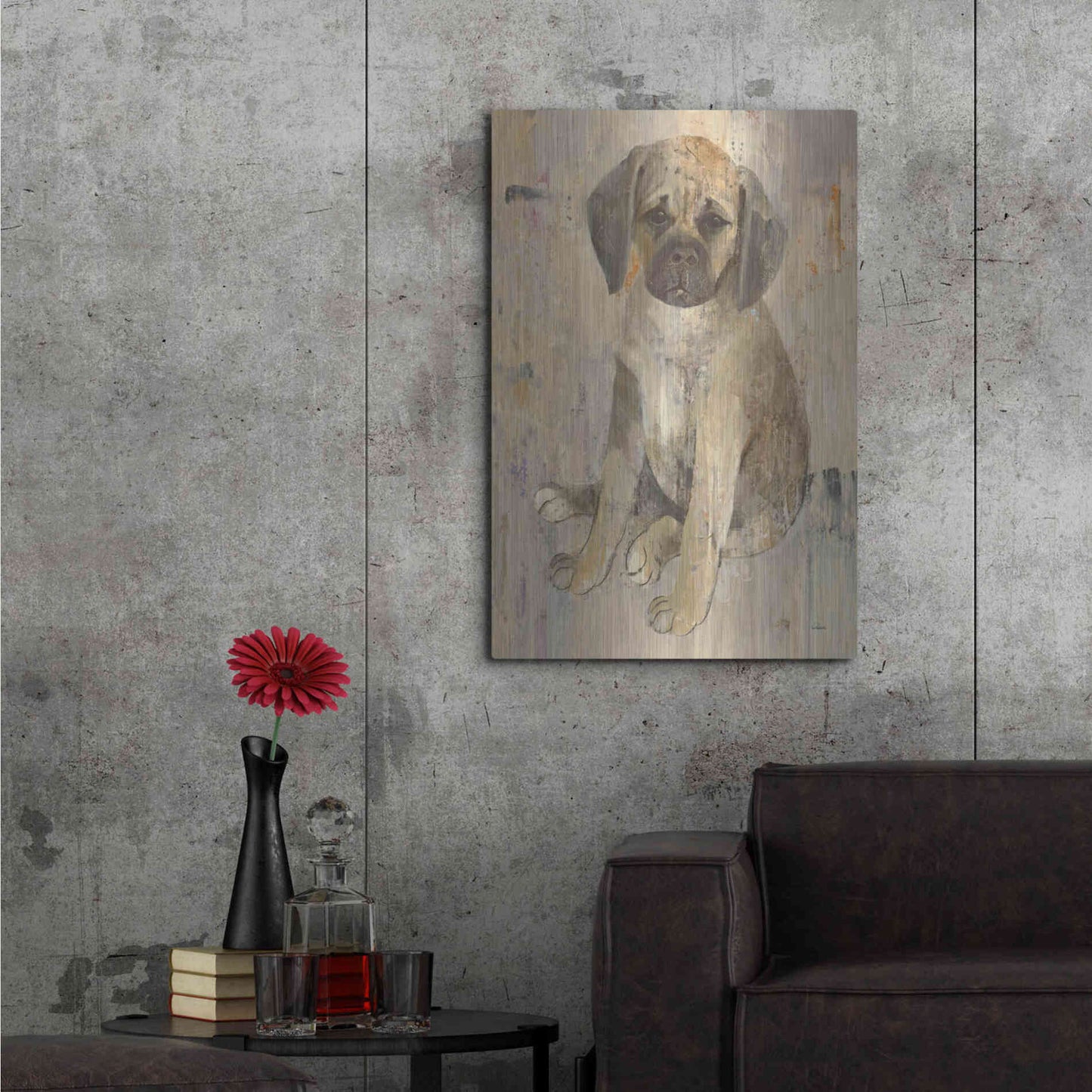 Luxe Metal Art 'Paco v2' by Albena Hristova, Metal Wall Art,24x36