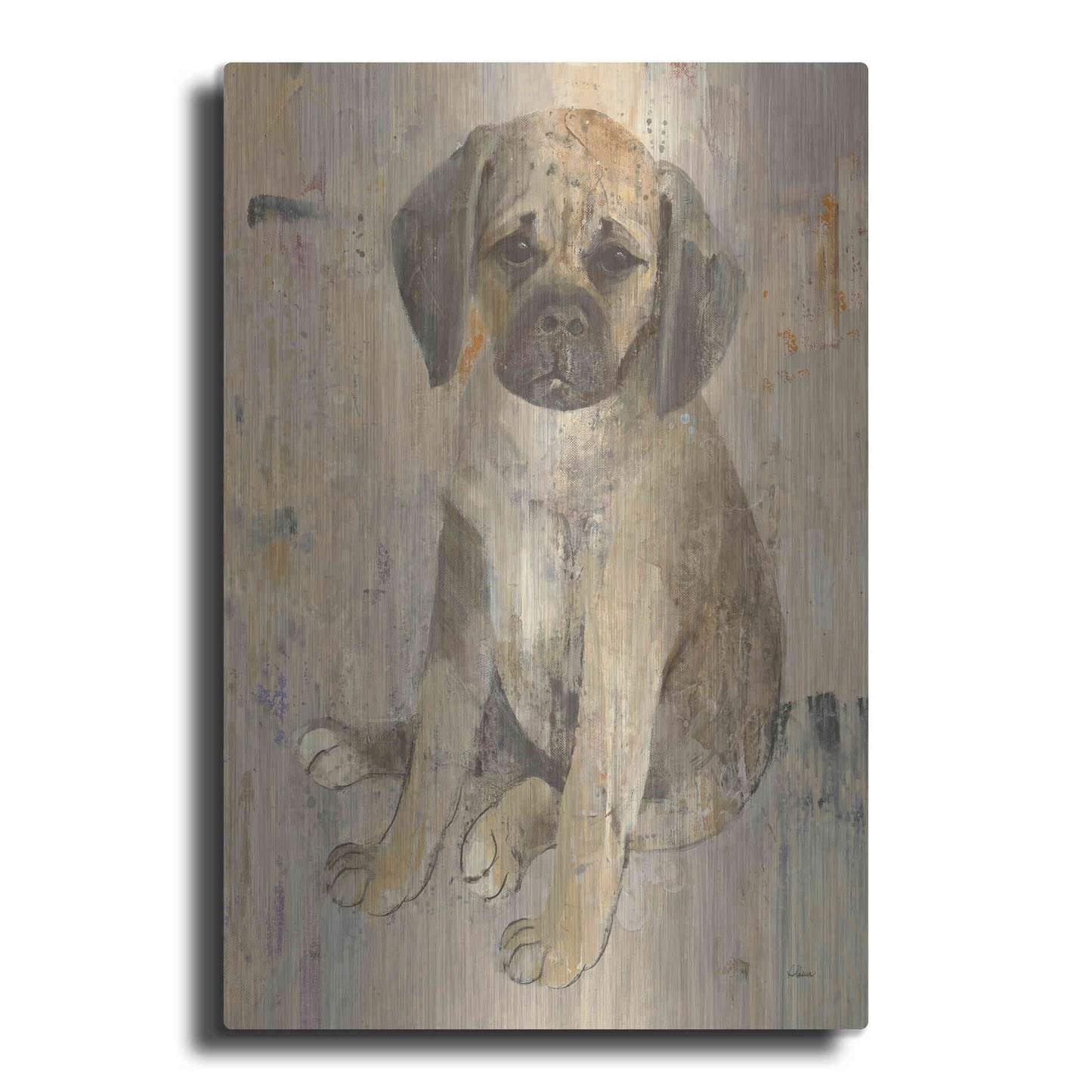 Luxe Metal Art 'Paco v2' by Albena Hristova, Metal Wall Art