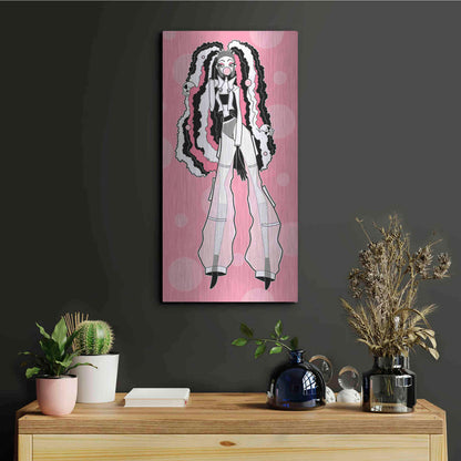 Luxe Metal Art 'Pippa Rose 'by Avery Multer, Metal Wall Art,12x24