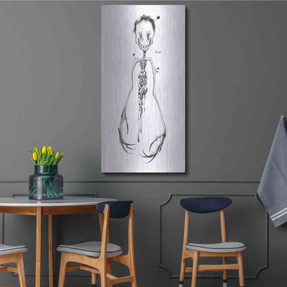 Luxe Metal Art 'Him 'by Avery Multer, Metal Wall Art,24x48