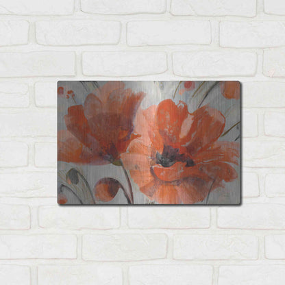 Luxe Metal Art 'Popping' by Albena Hristova, Metal Wall Art,16x12