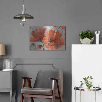 Luxe Metal Art 'Popping' by Albena Hristova, Metal Wall Art,24x16