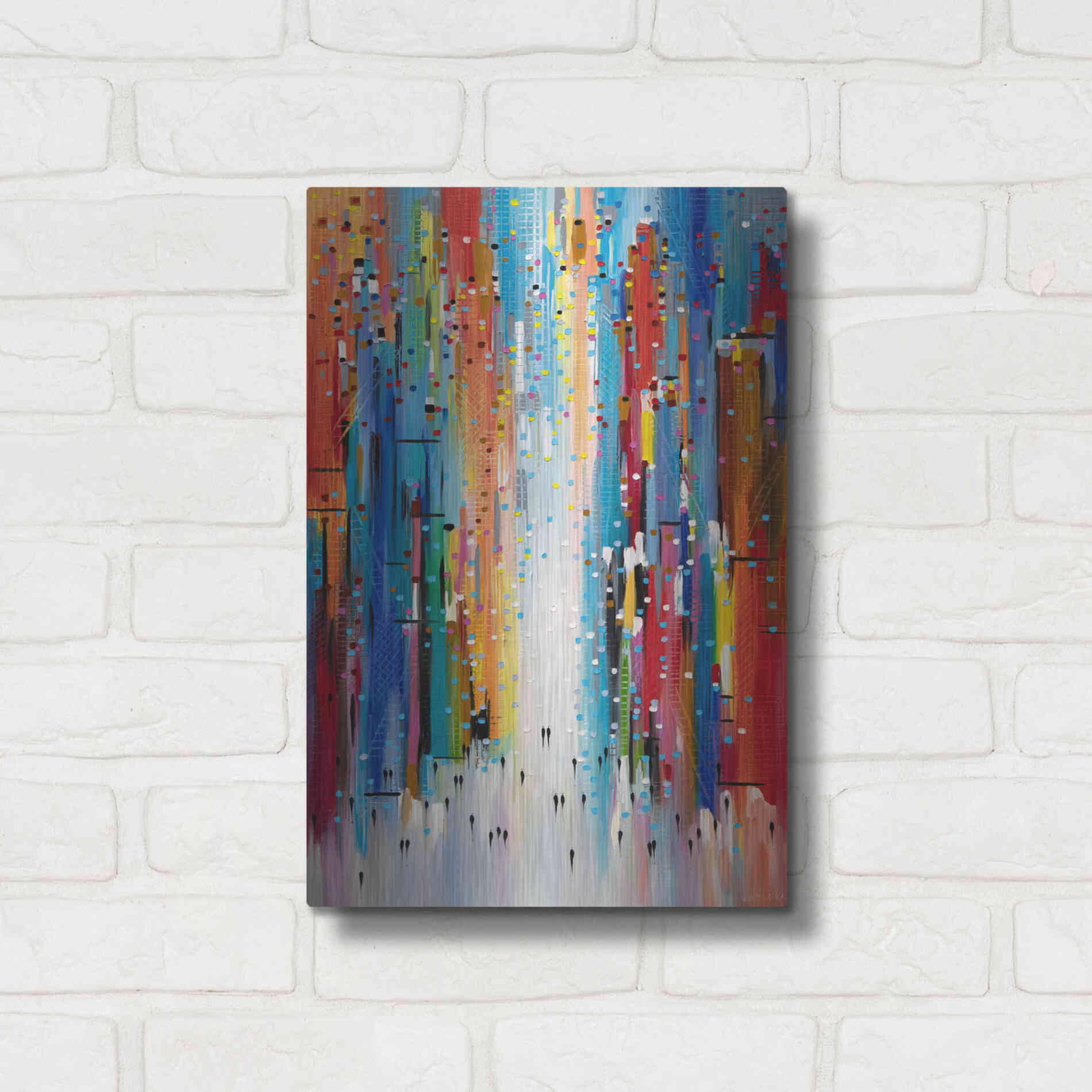 Luxe Metal Art 'Sunny Afternoon' by Ekaterina Ermilkina, Metal Wall Art,12x16