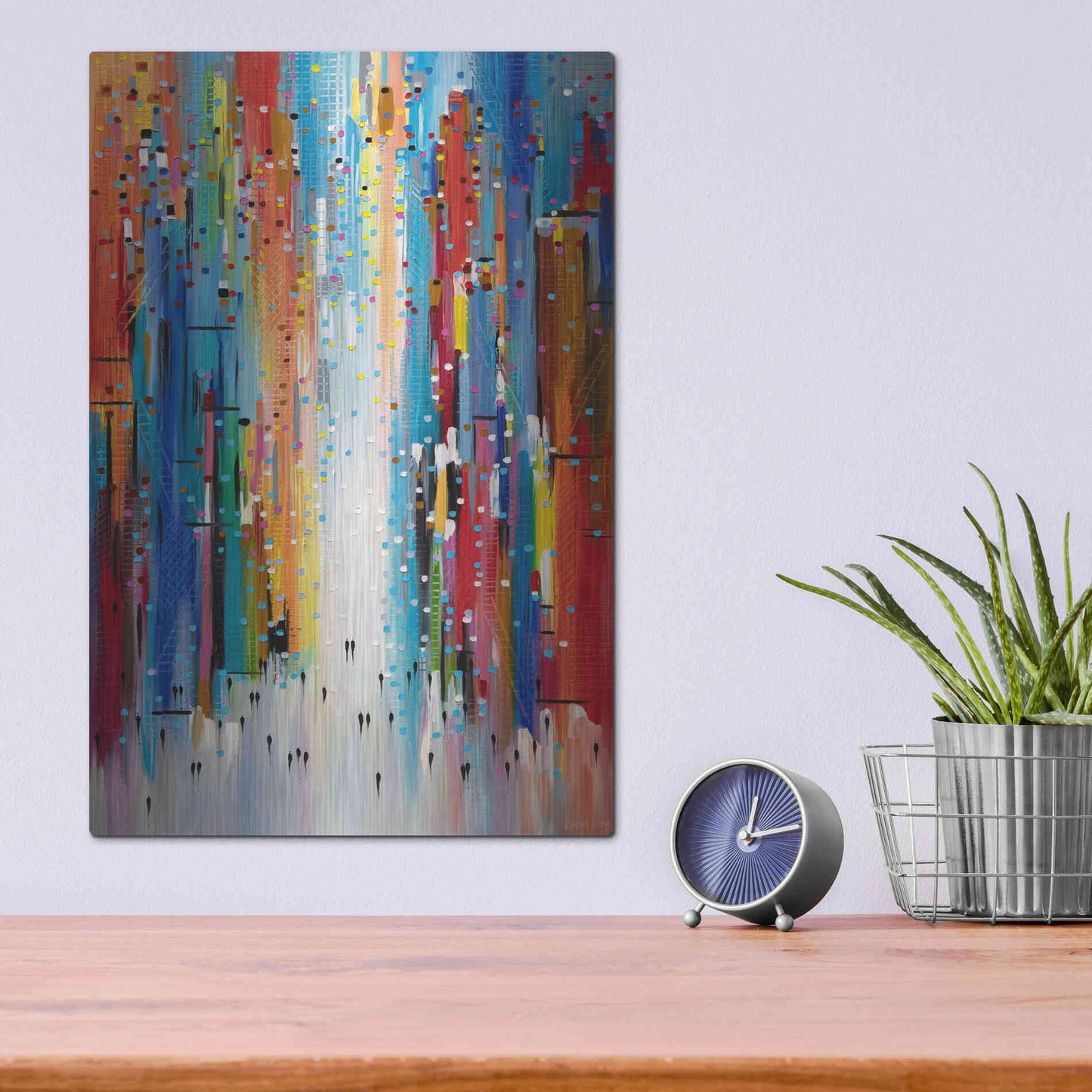 Luxe Metal Art 'Sunny Afternoon' by Ekaterina Ermilkina, Metal Wall Art,12x16