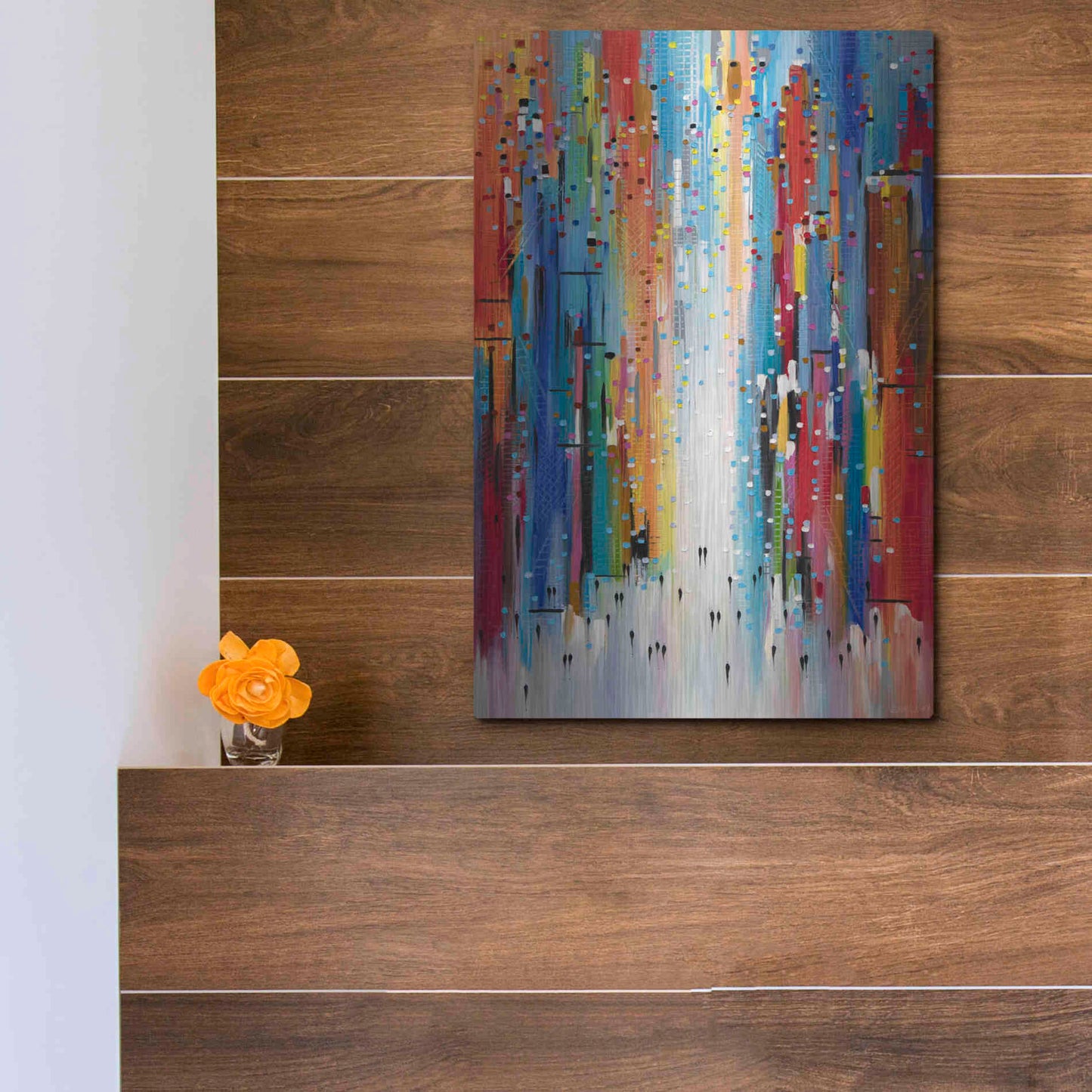 Luxe Metal Art 'Sunny Afternoon' by Ekaterina Ermilkina, Metal Wall Art,12x16