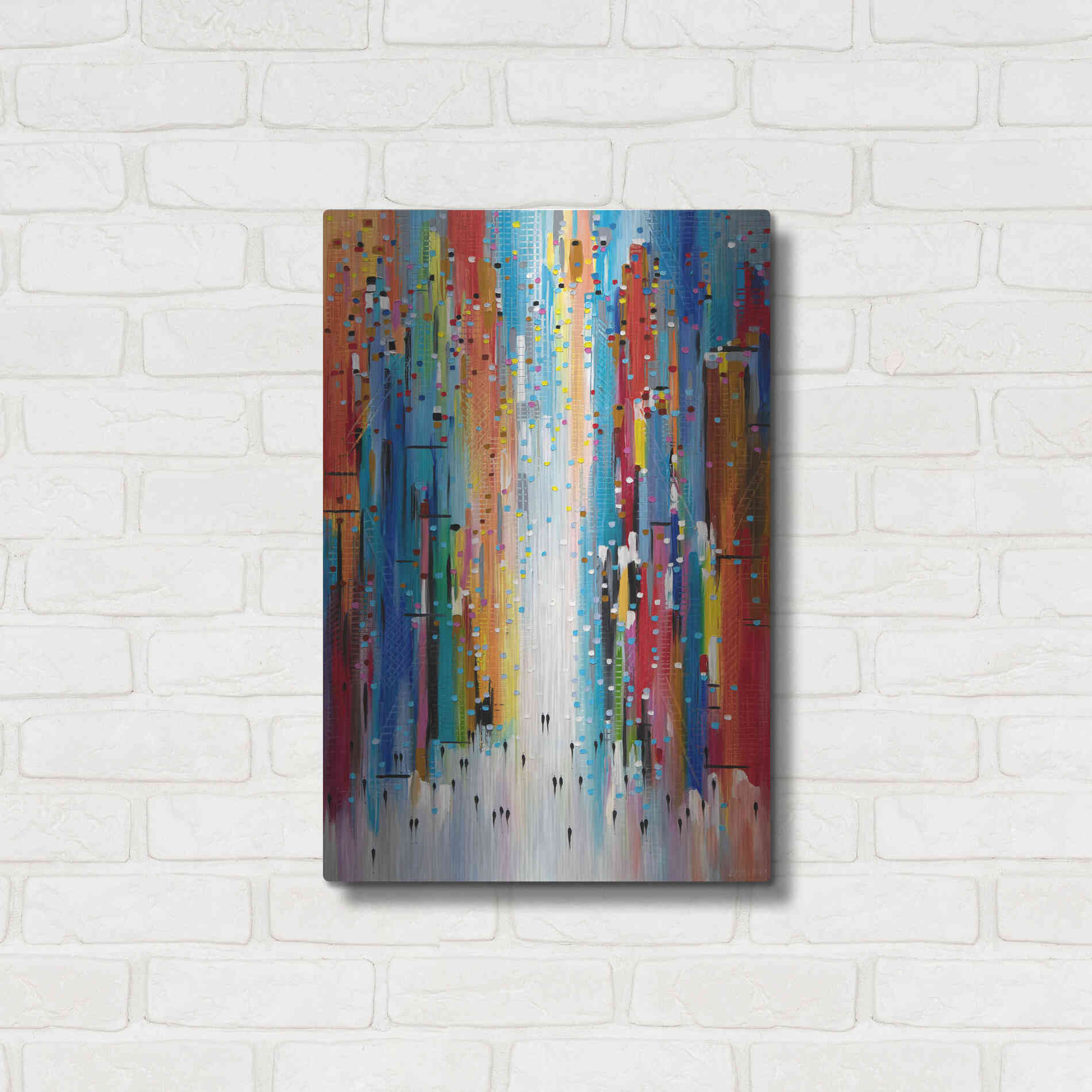 Luxe Metal Art 'Sunny Afternoon' by Ekaterina Ermilkina, Metal Wall Art,16x24