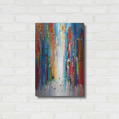 Luxe Metal Art 'Sunny Afternoon' by Ekaterina Ermilkina, Metal Wall Art,16x24