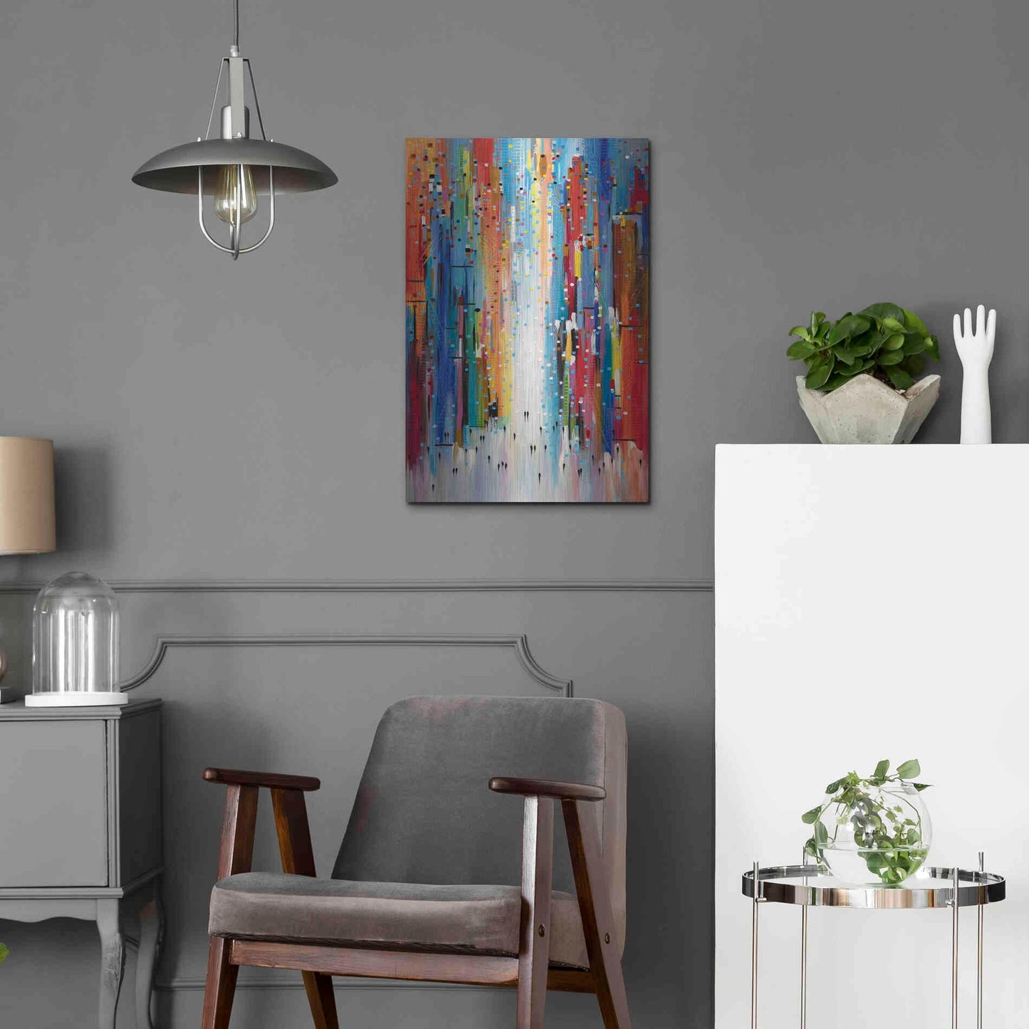 Luxe Metal Art 'Sunny Afternoon' by Ekaterina Ermilkina, Metal Wall Art,16x24