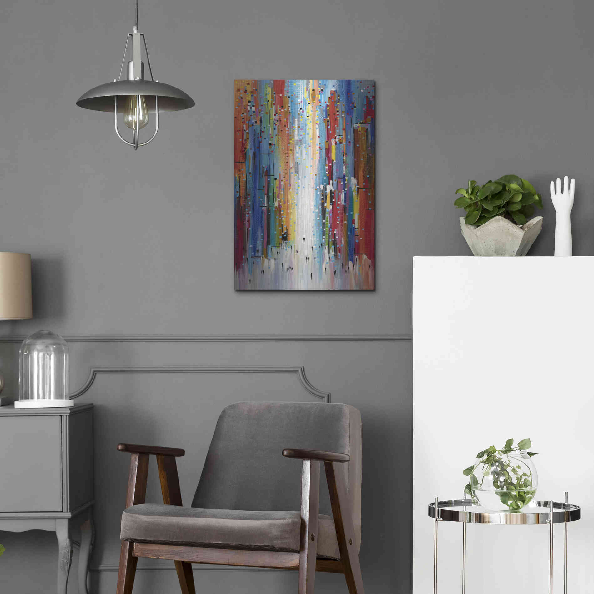 Luxe Metal Art 'Sunny Afternoon' by Ekaterina Ermilkina, Metal Wall Art,16x24