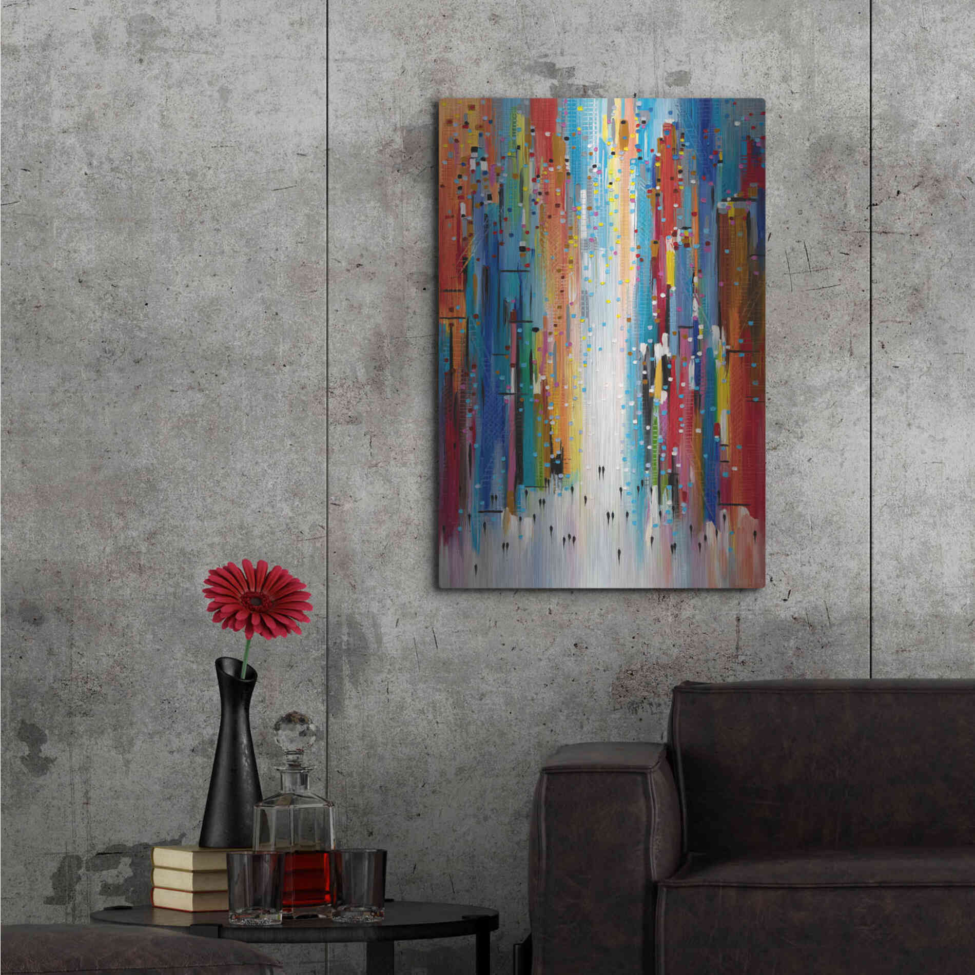 Luxe Metal Art 'Sunny Afternoon' by Ekaterina Ermilkina, Metal Wall Art,24x36