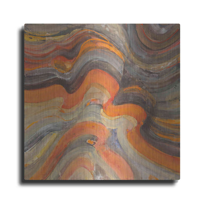 Luxe Metal Art 'Floating Lava' by Albena Hristova, Metal Wall Art