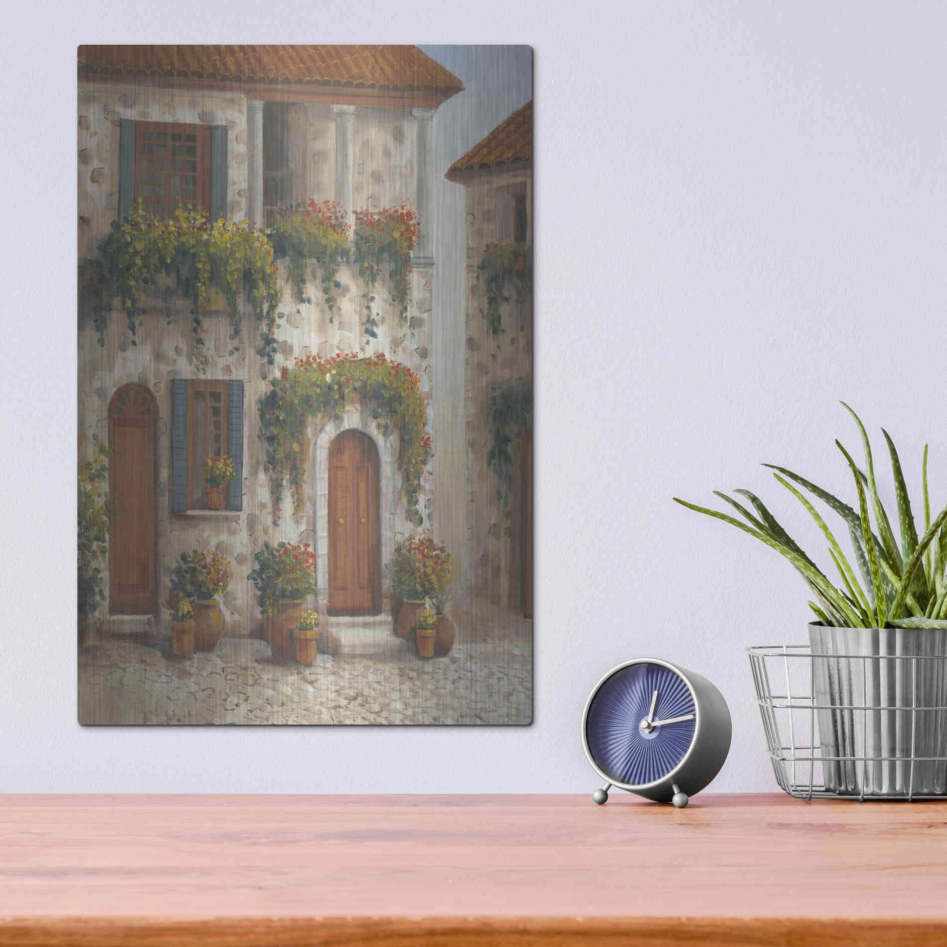 Luxe Metal Art 'Afternoon Sun I' by Tim O'Toole, Metal Wall Art,12x16