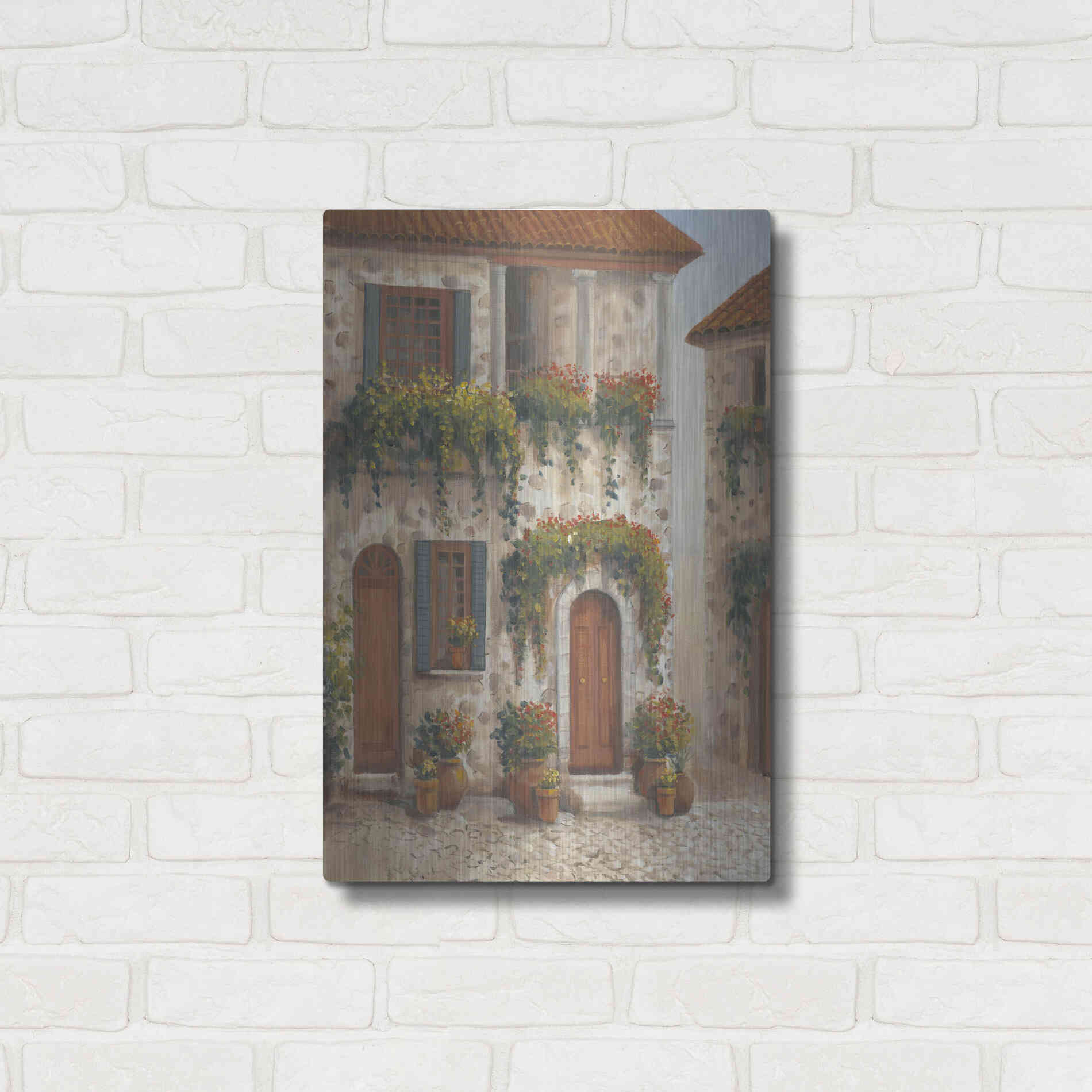 Luxe Metal Art 'Afternoon Sun I' by Tim O'Toole, Metal Wall Art,16x24