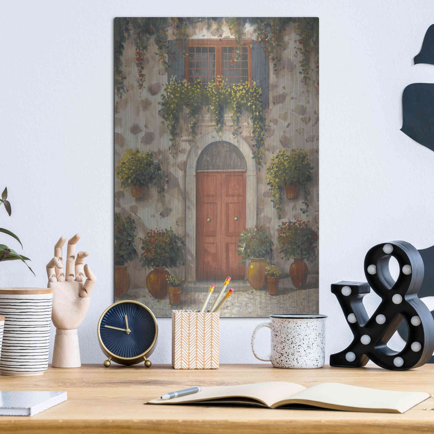 Luxe Metal Art 'Afternoon Sun II' by Tim O'Toole, Metal Wall Art,12x16