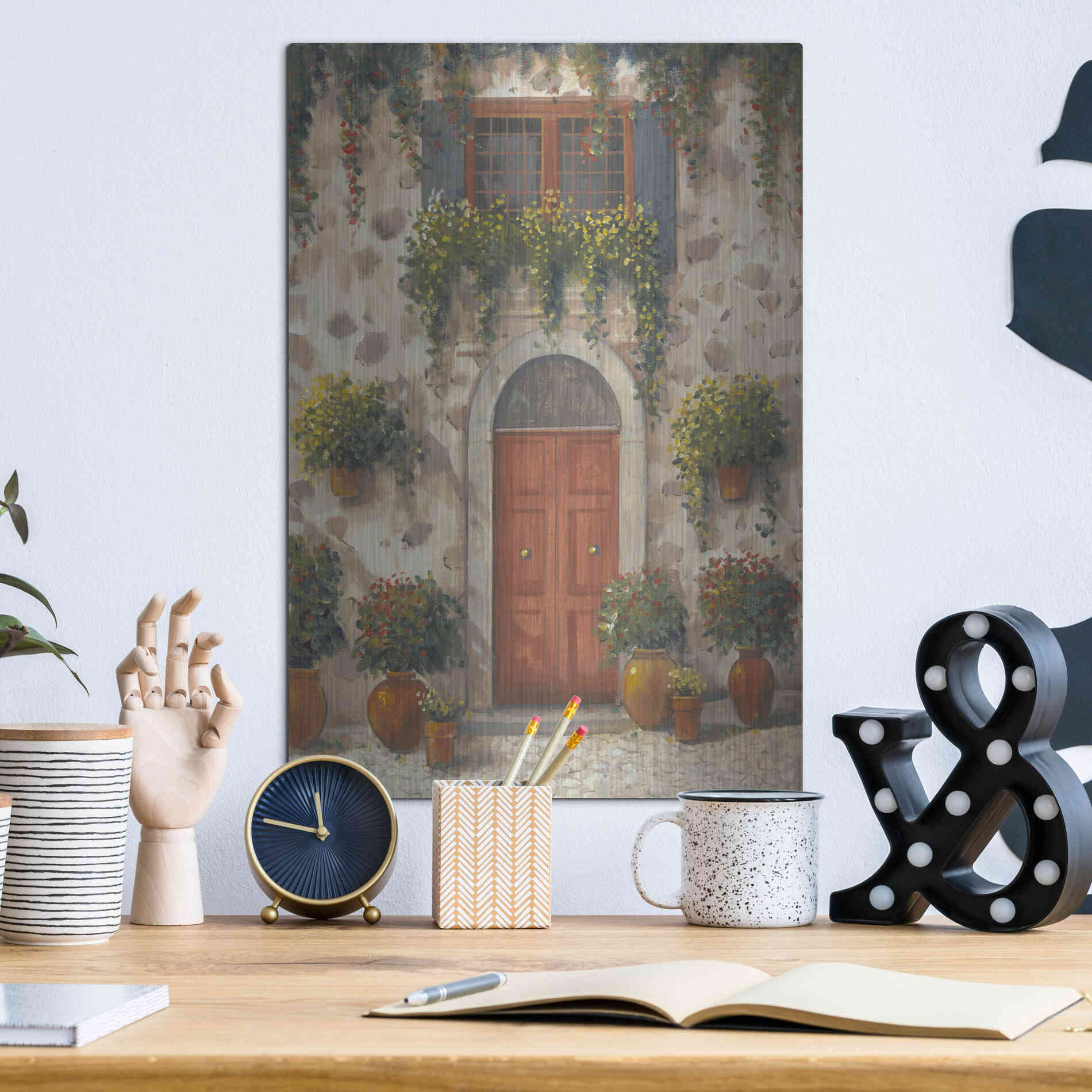 Luxe Metal Art 'Afternoon Sun II' by Tim O'Toole, Metal Wall Art,12x16