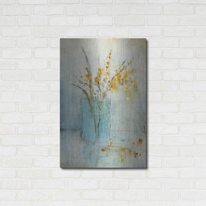 Luxe Metal Art 'Blue Container II' by Tim O'Toole, Metal Wall Art,24x36