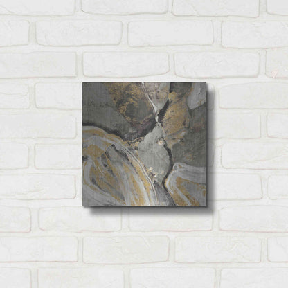 Luxe Metal Art 'Phoenix Neutral' by Albena Hristova, Metal Wall Art,12x12