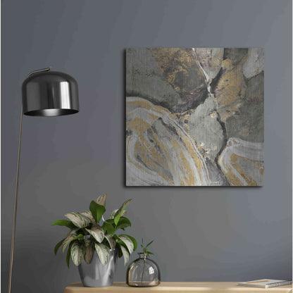 Luxe Metal Art 'Phoenix Neutral' by Albena Hristova, Metal Wall Art,24x24