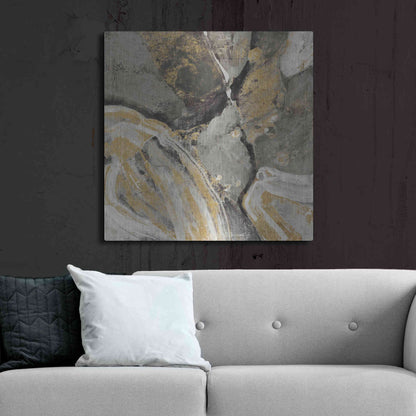 Luxe Metal Art 'Phoenix Neutral' by Albena Hristova, Metal Wall Art,36x36