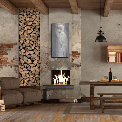 Luxe Metal Art 'Coastal Egret II Legs' by Albena Hristova, Metal Wall Art,24x48