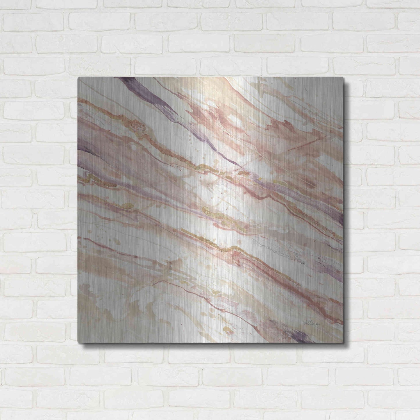 Luxe Metal Art 'Copper Dreams' by Albena Hristova, Metal Wall Art,36x36