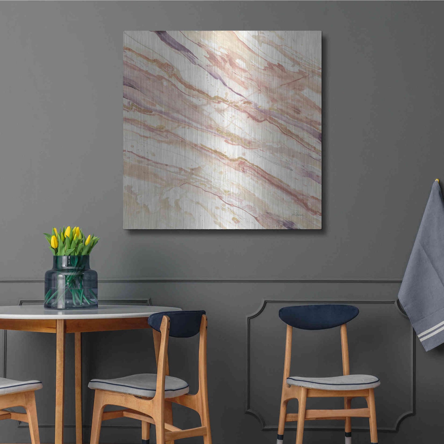 Luxe Metal Art 'Copper Dreams' by Albena Hristova, Metal Wall Art,36x36