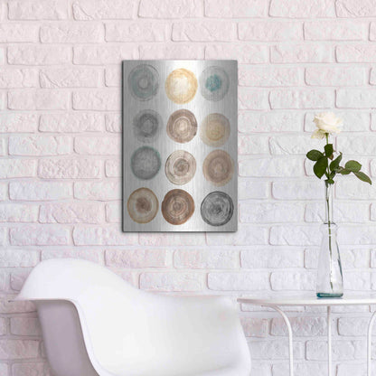 Luxe Metal Art 'Counting the Years' by Albena Hristova, Metal Wall Art,16x24