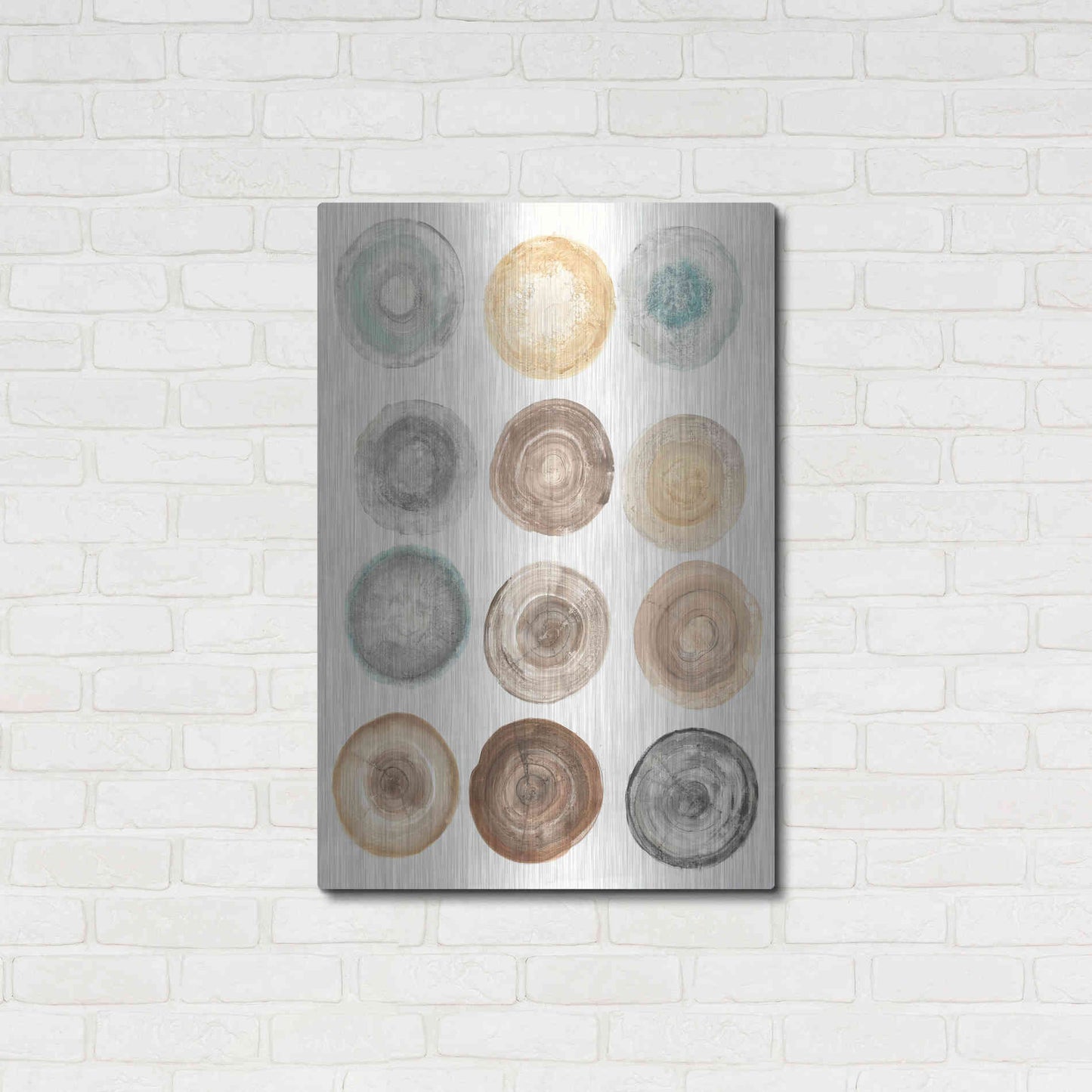 Luxe Metal Art 'Counting the Years' by Albena Hristova, Metal Wall Art,24x36
