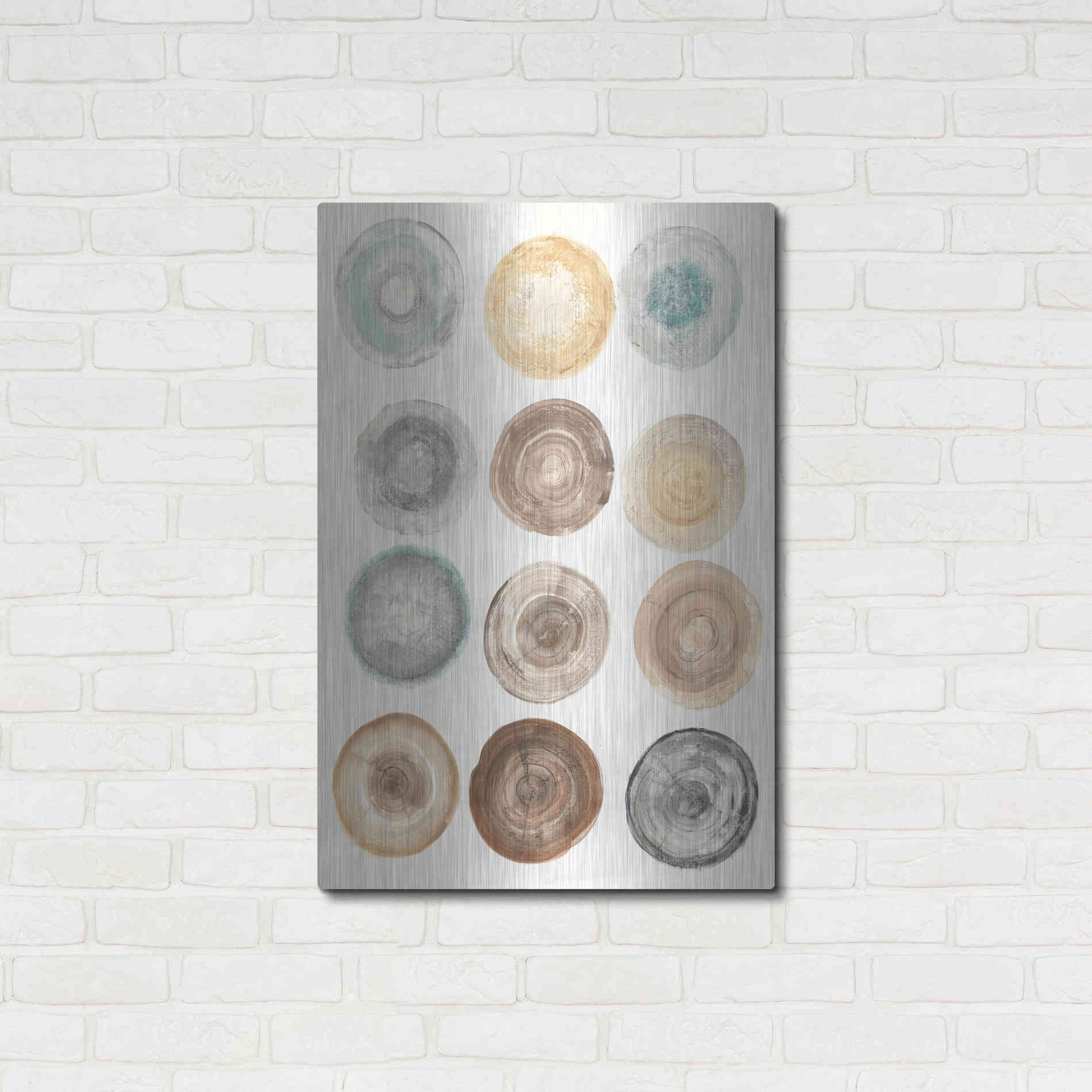 Luxe Metal Art 'Counting the Years' by Albena Hristova, Metal Wall Art,24x36